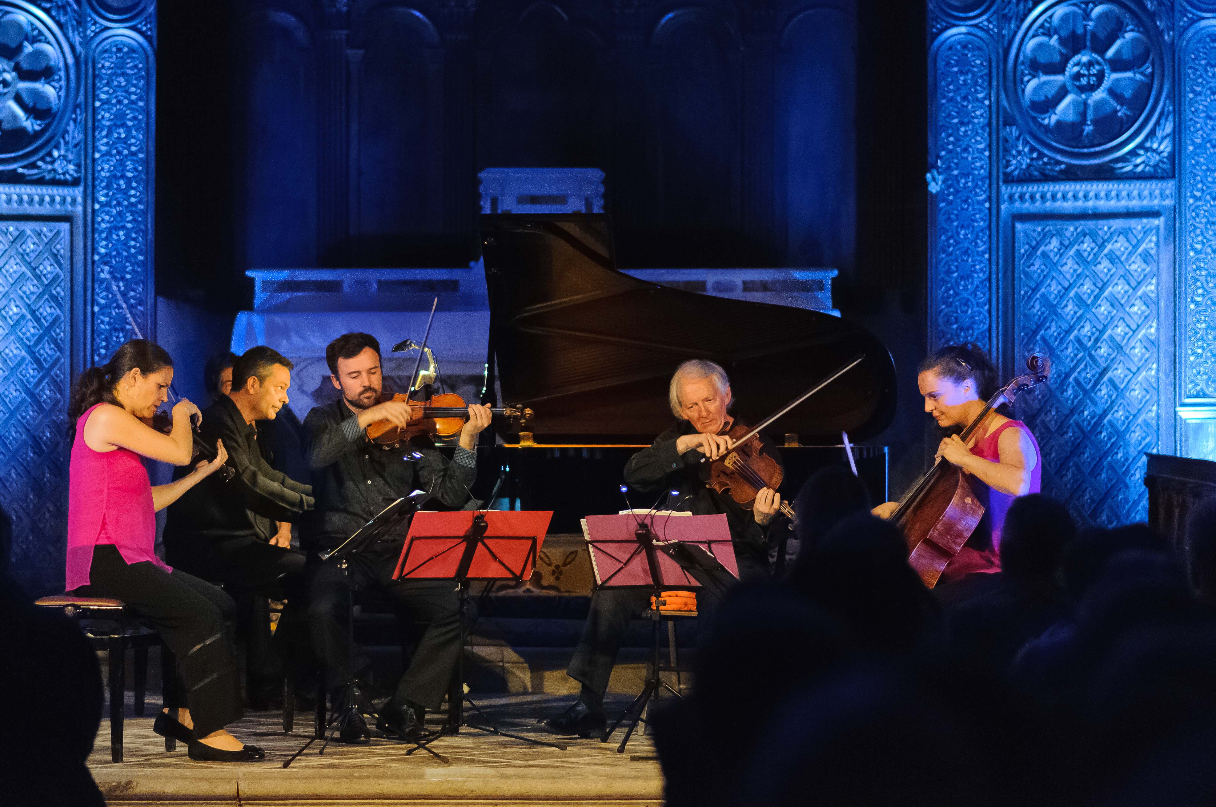 Un sublime quintette de Brahms avec le le pianiste Jean-Sébastien Dureau et le Quatuor Elias